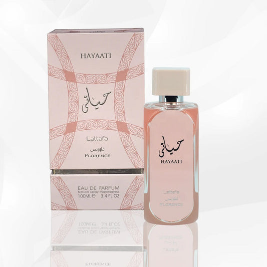 Lattafa Hayaati Florence E.D.P 100ml | לטפה חייאתי פלורנס אדפ 100מל