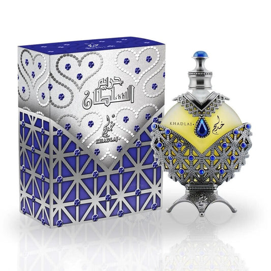 Khadlaj Hareem Al Sultan Antique Blue Concentrated Oil 35ml | הדלאג הרים אל סולטאן אנטיק בלו סילבר שמן מרוכז 35מל