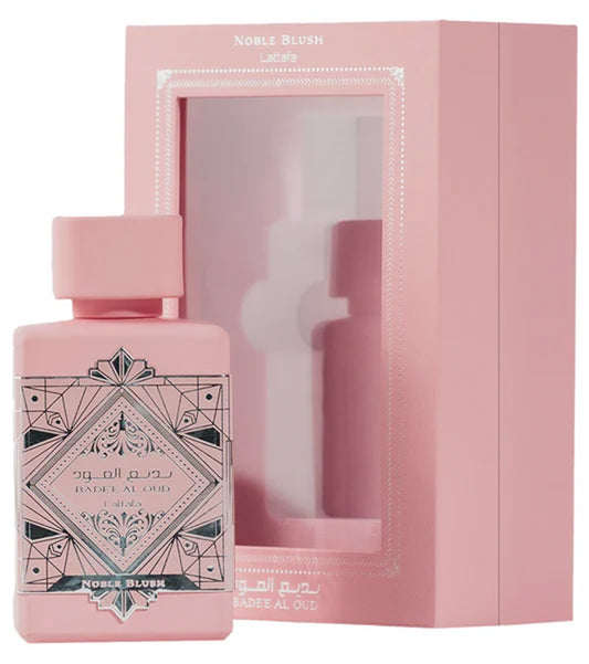 Lattafa Badee Al Oud Noble Blush E.D.P 100ml | לטפה באדי אל אוד נובלה בלאש אדפ 100מל