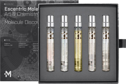 Escentric Molecules Set Molecule Discovery 01-05 E.D.T 8.5ml*5 | אסנטריק מולקולס סט מולקולה דיסקוורי 05 - 01 אדט 8.5*5מל