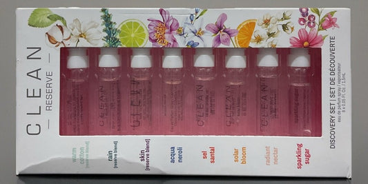 Clean Reserve Discovery Set E.D.P 8* 1.5ml | קלין רזרב סט דיסקוורי אדפ 1.5מל 8*